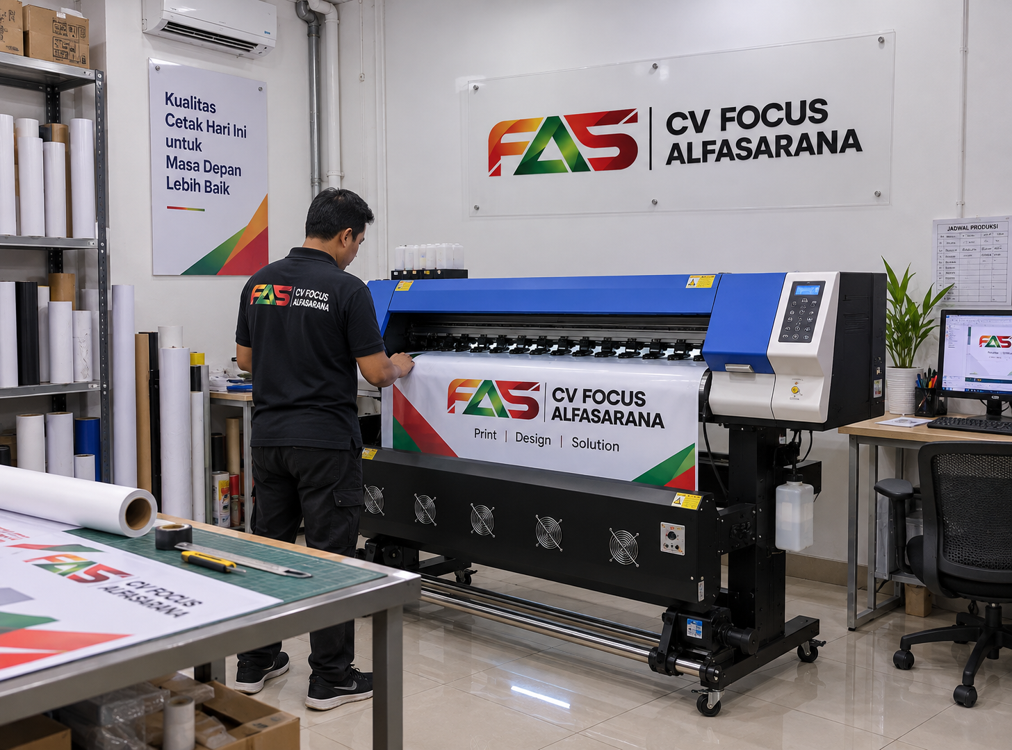 Printer indoor digital printing